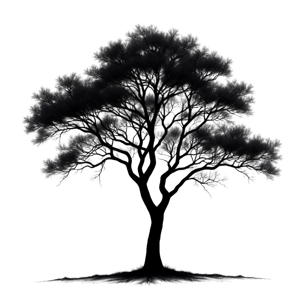 Majestic Tree Silhouette